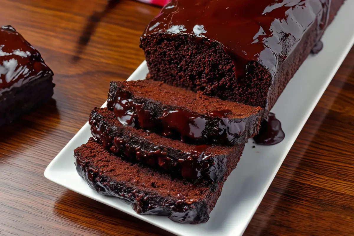 Hot Fudge Brownie Bread