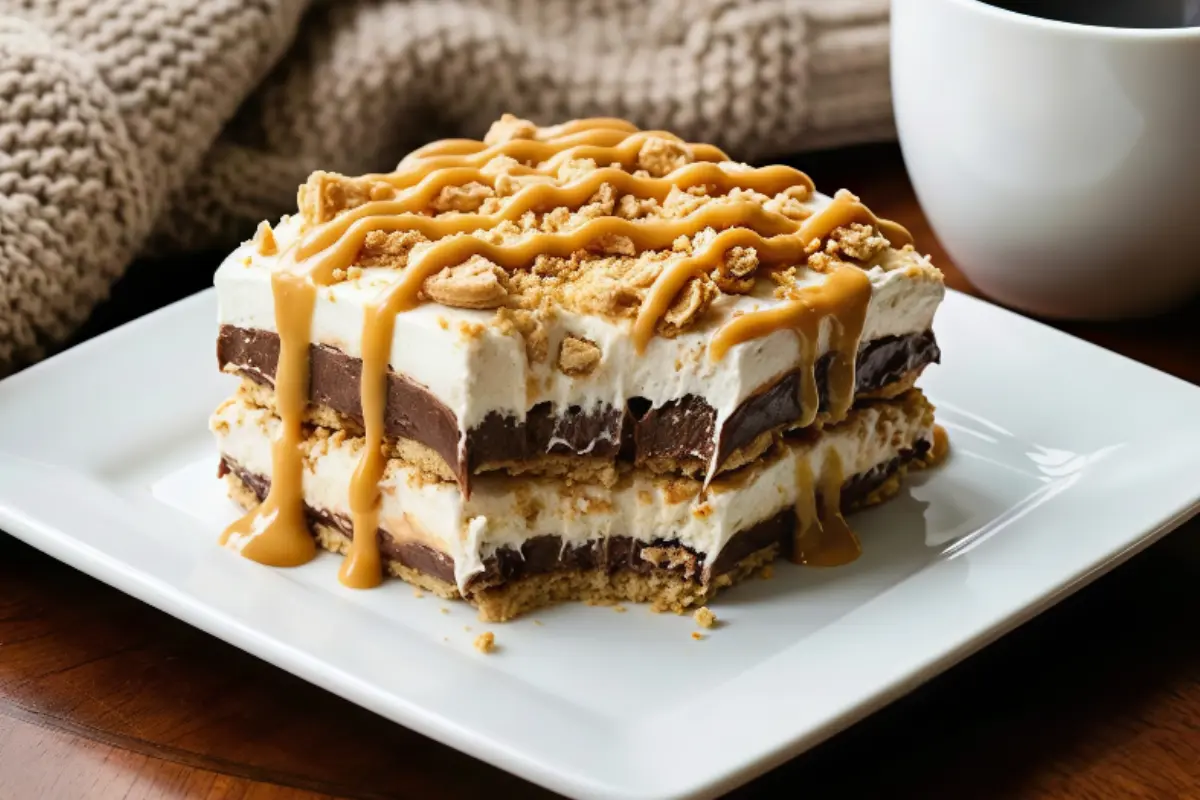 Peanut Butter Crunch Lasagna