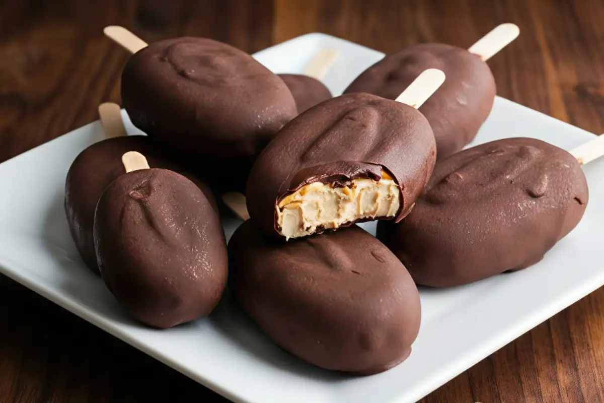 Peanut Butter Frozen Yogurt Bars