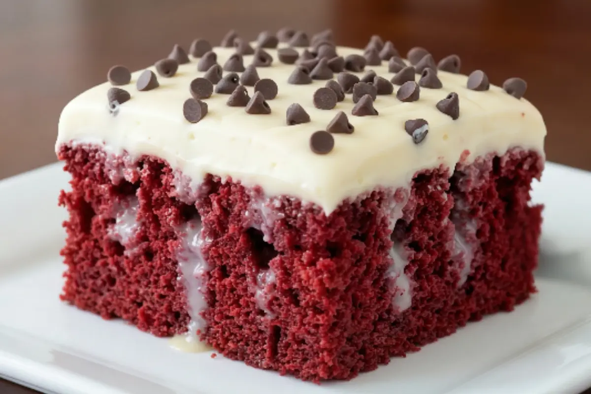 Red Velvet Poke Cake