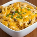 Slow Cooker Cheesy Chicken Penne
