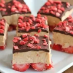 Strawberry Peanut Butter Yogurt Bark