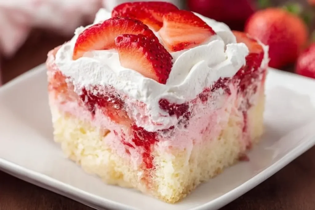 Strawberry Poke Cake