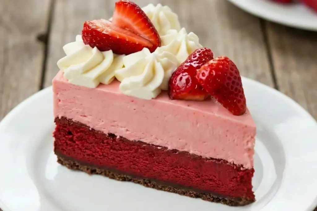 Strawberry Red Velvet Cheesecake