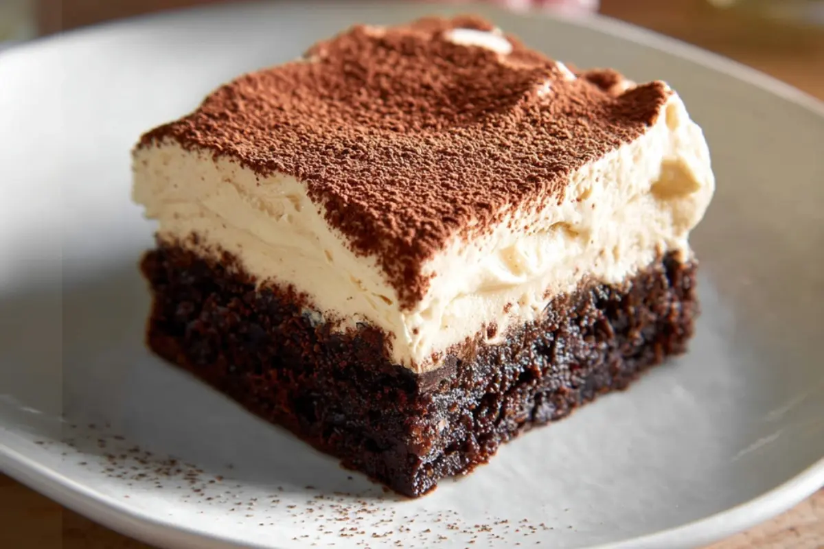 Tiramisu Brownies