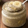Banana Chia Honey Milk Pudding