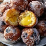 Blueberry Lemon Curd Donut Holes