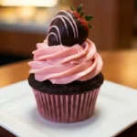 Chocolate Covered Strawberry Cupcakes