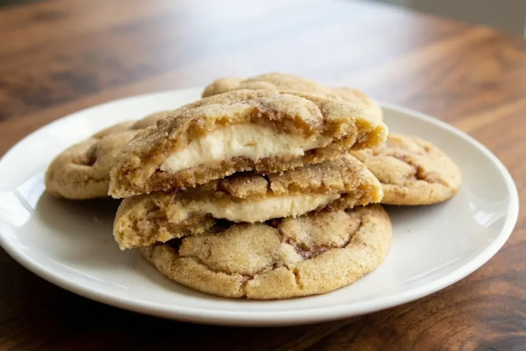 Cinnamon Roll Cheesecake Cookies