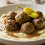 Crockpot Mississippi Meatballs