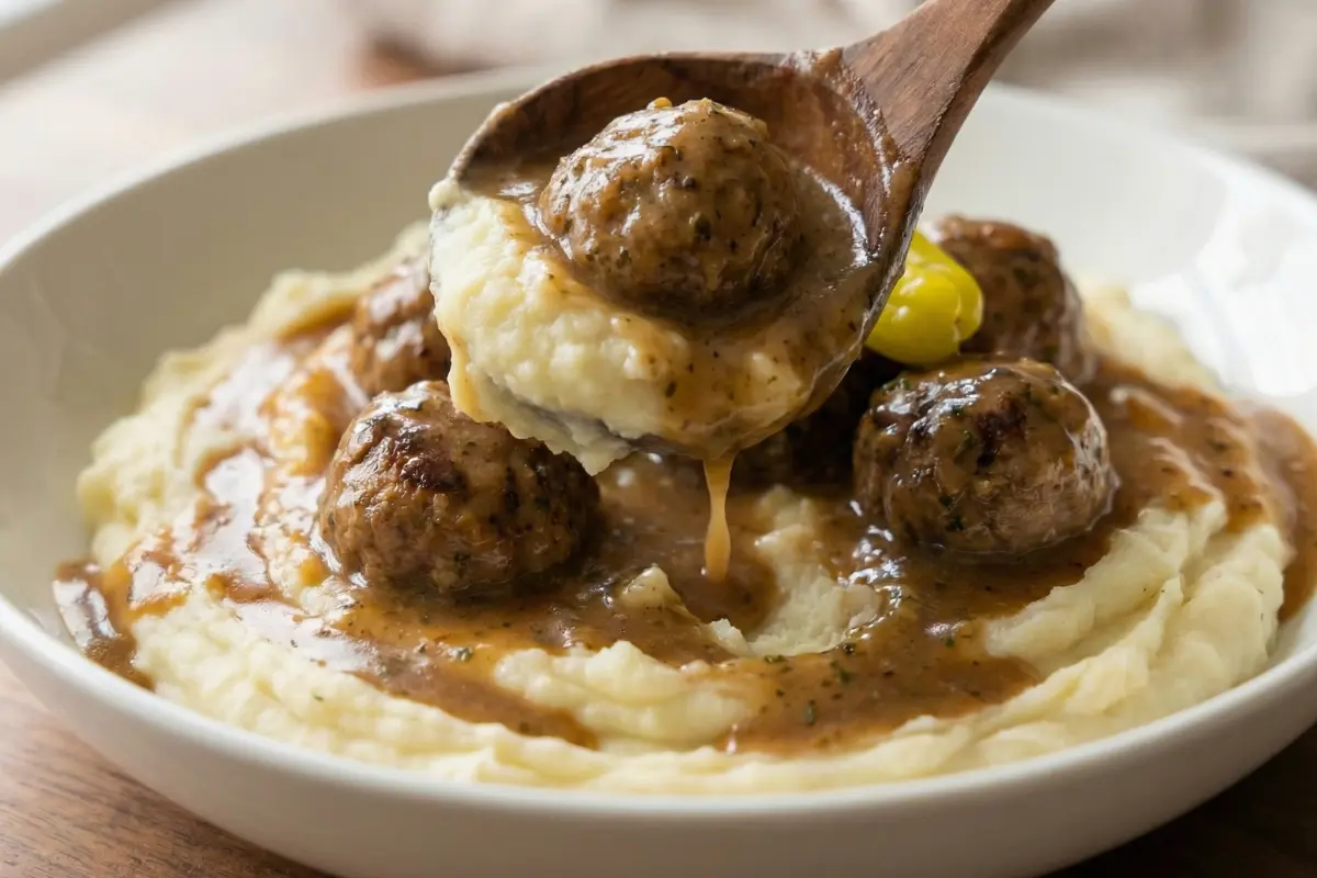 Crockpot Mississippi Meatballs Recipe