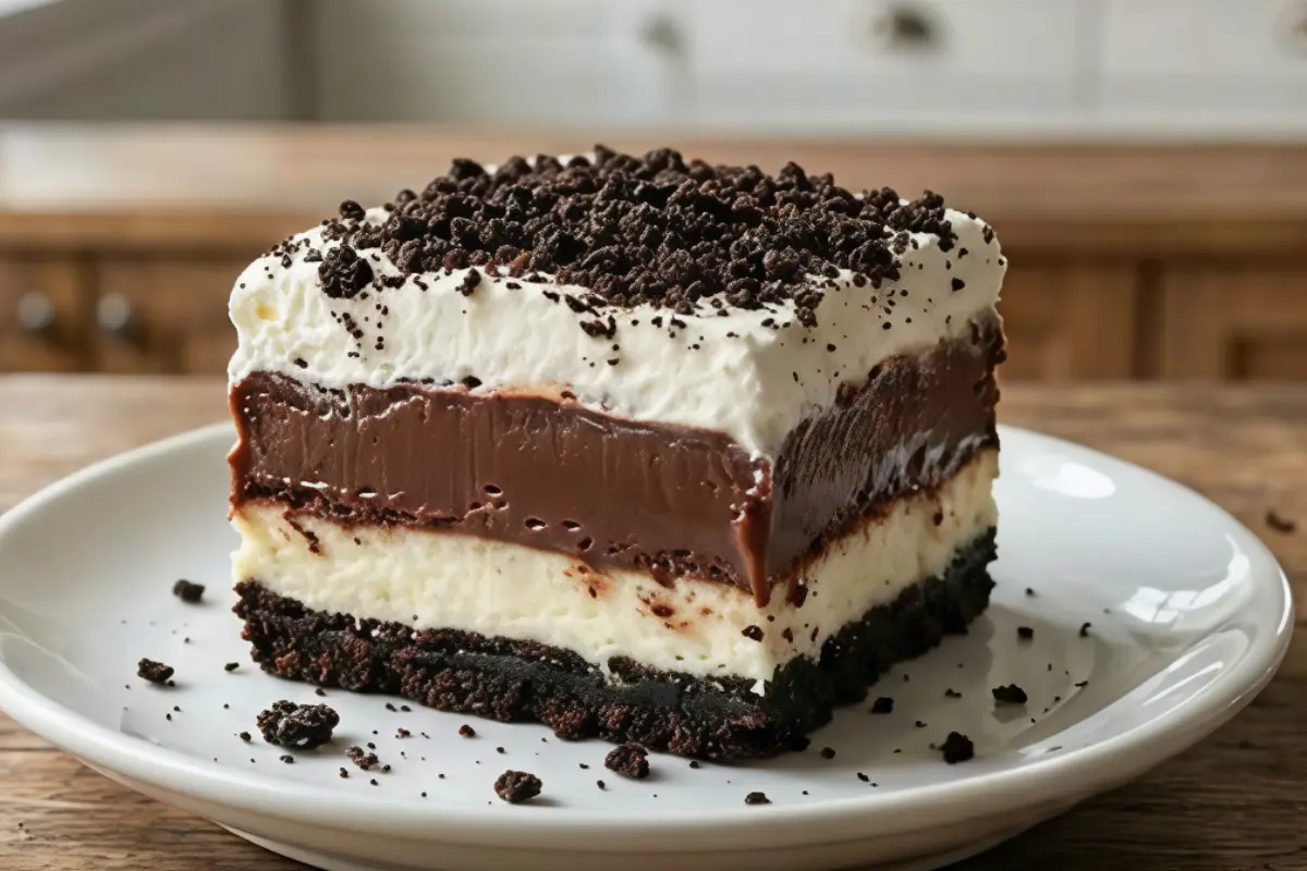 No bake Oreo Dirt Cake