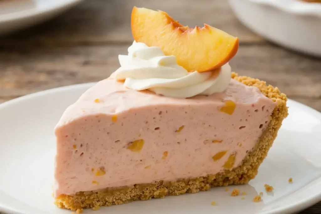 Peach Chiffon Pie