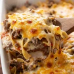 Sour Cream and Beef Noodle Bake
