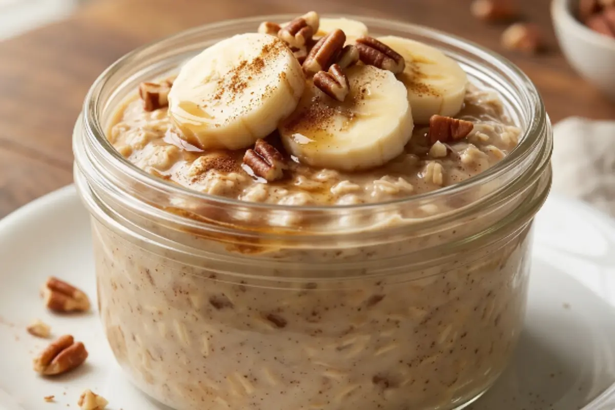 Banana Bread Overnight Oats