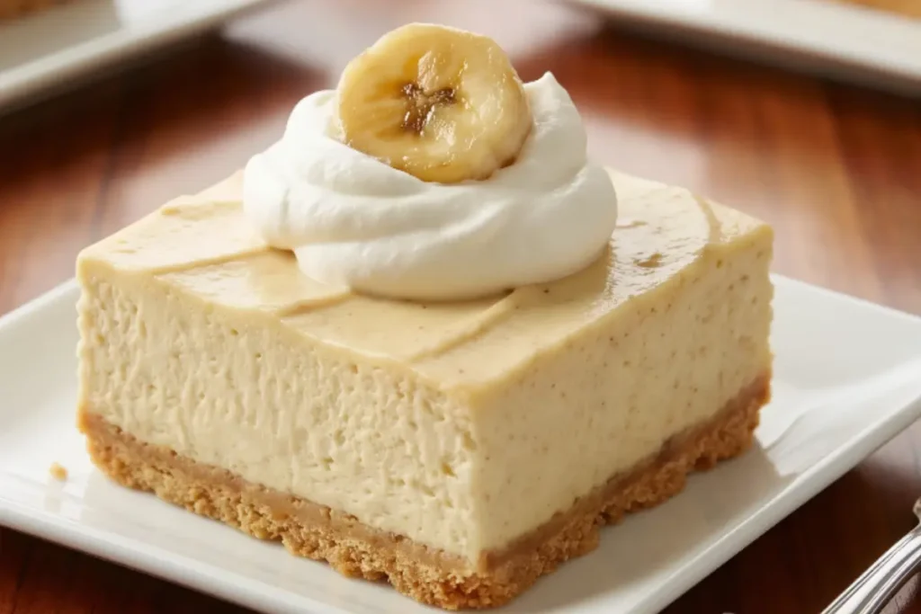 Banana Cream Cheesecake Bars