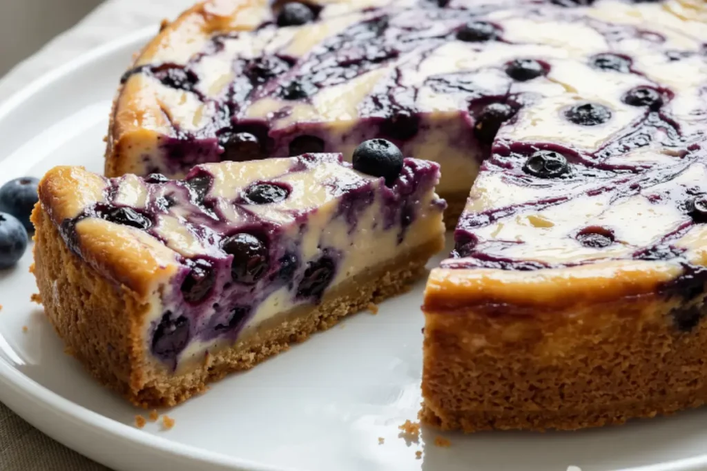 Blueberry Cream Cake