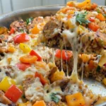 Chicken Sausage and Cauliflower Rice Skillet