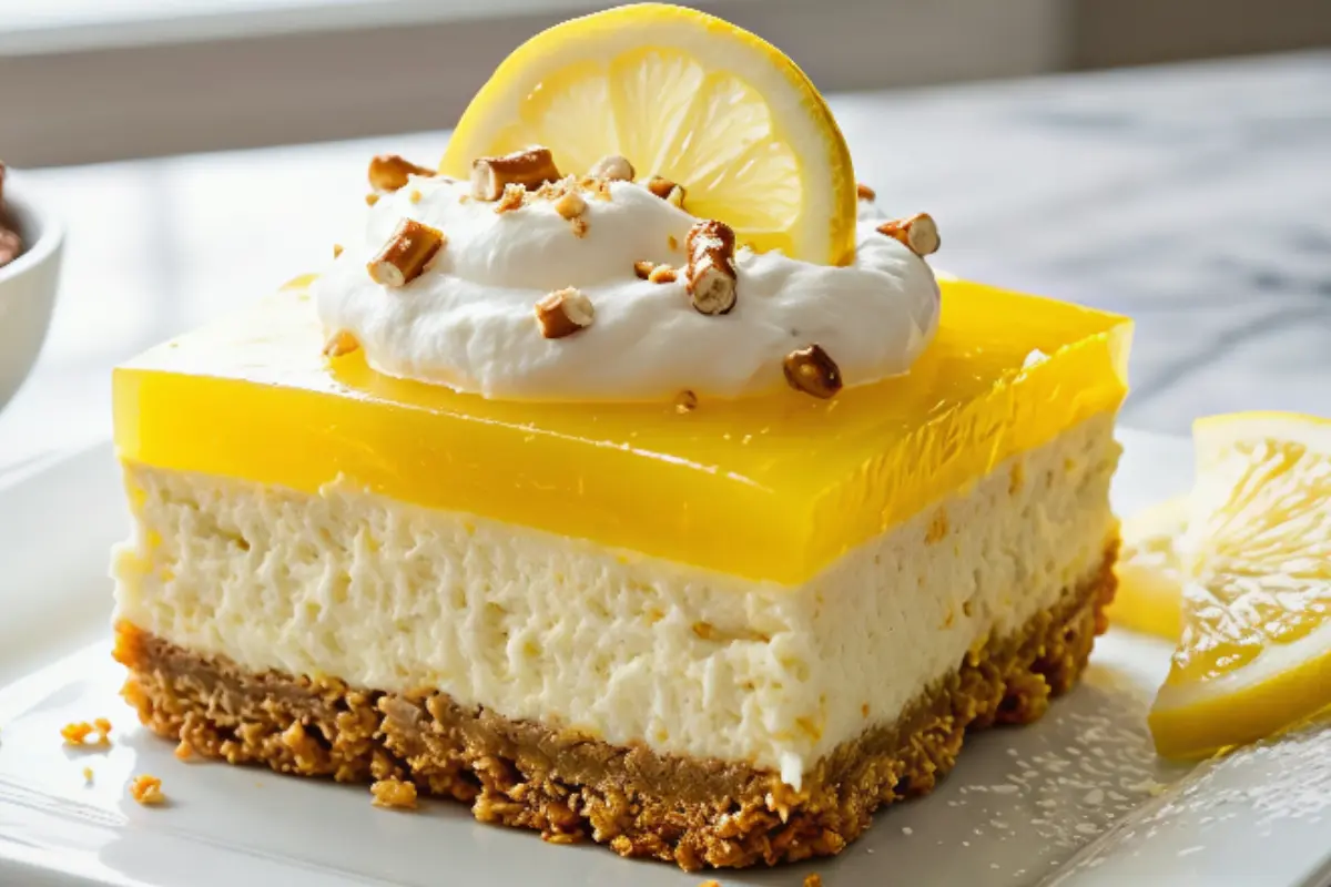Lemon Pretzel Dessert