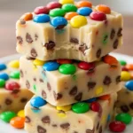 M&M Cookie Dough Fudge