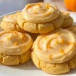 Orange Cookies Recipe with Creamsicle Frosting