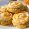Orange Cookies Recipe with Creamsicle Frosting