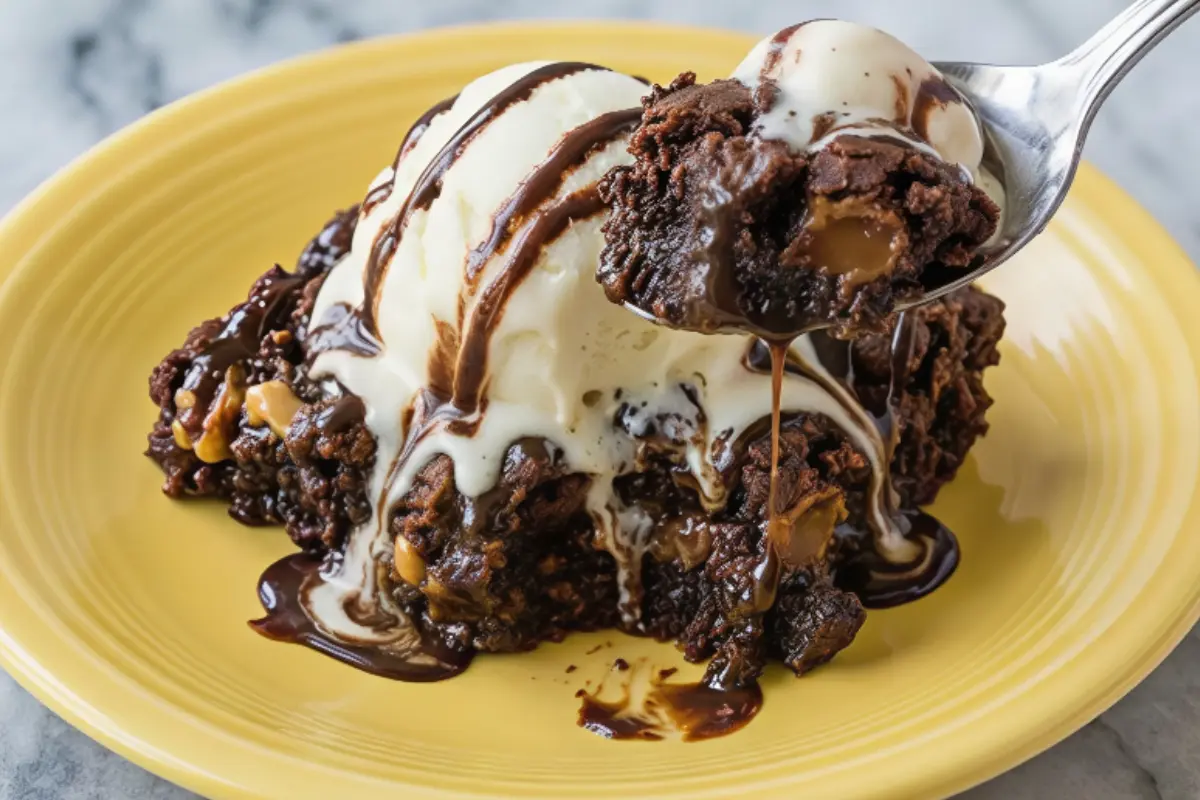 Peanut Butter Cup Dump Cake