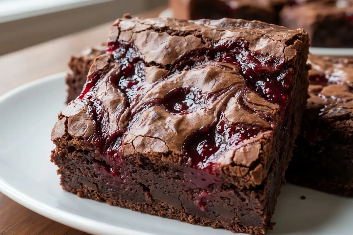 Raspberry Swirl Brownies Recipe