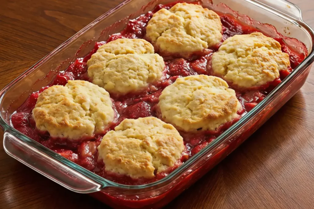 Rhubarb Cobbler Recipe
