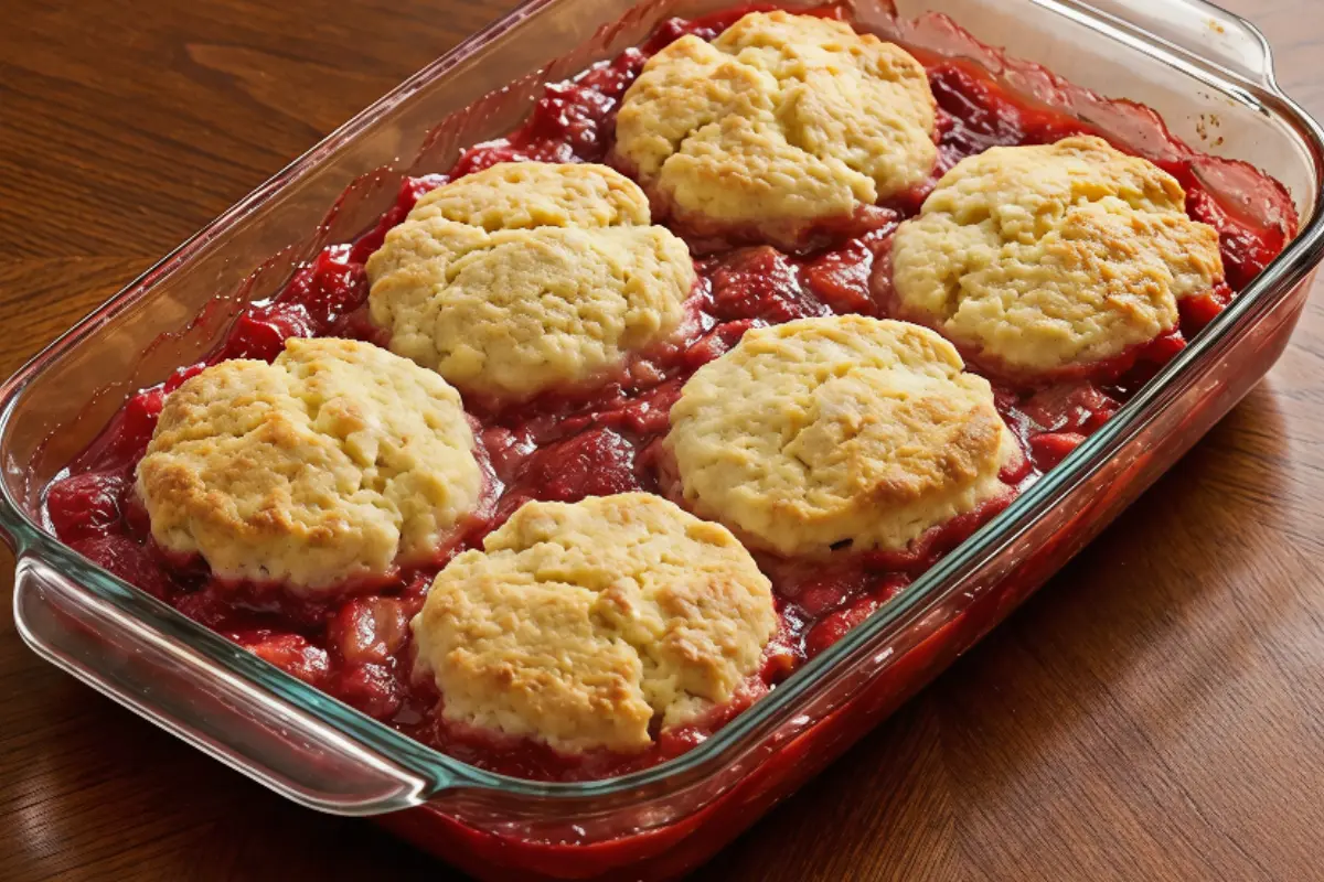Rhubarb Cobbler Recipe