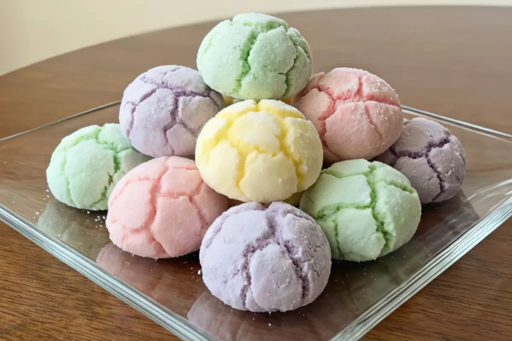 Spring Crinkle Cookies