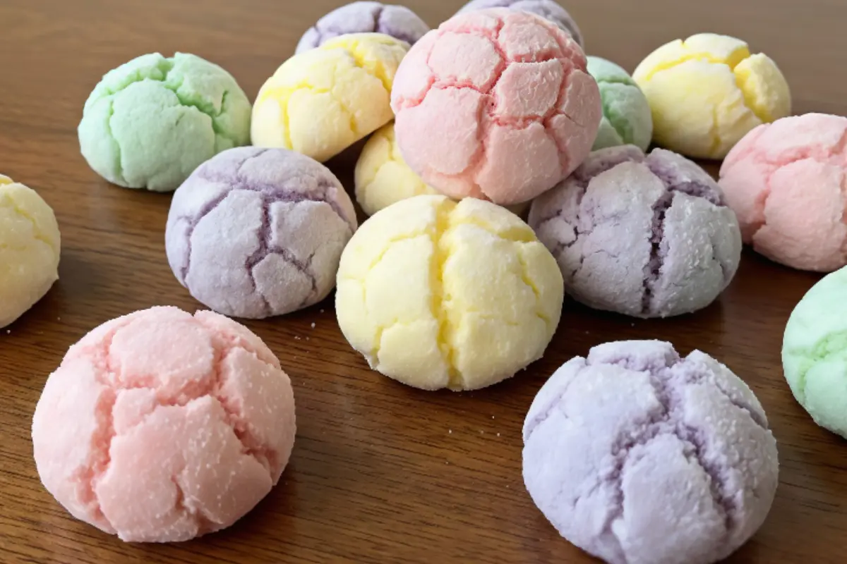 Springtime Crinkle Cookies