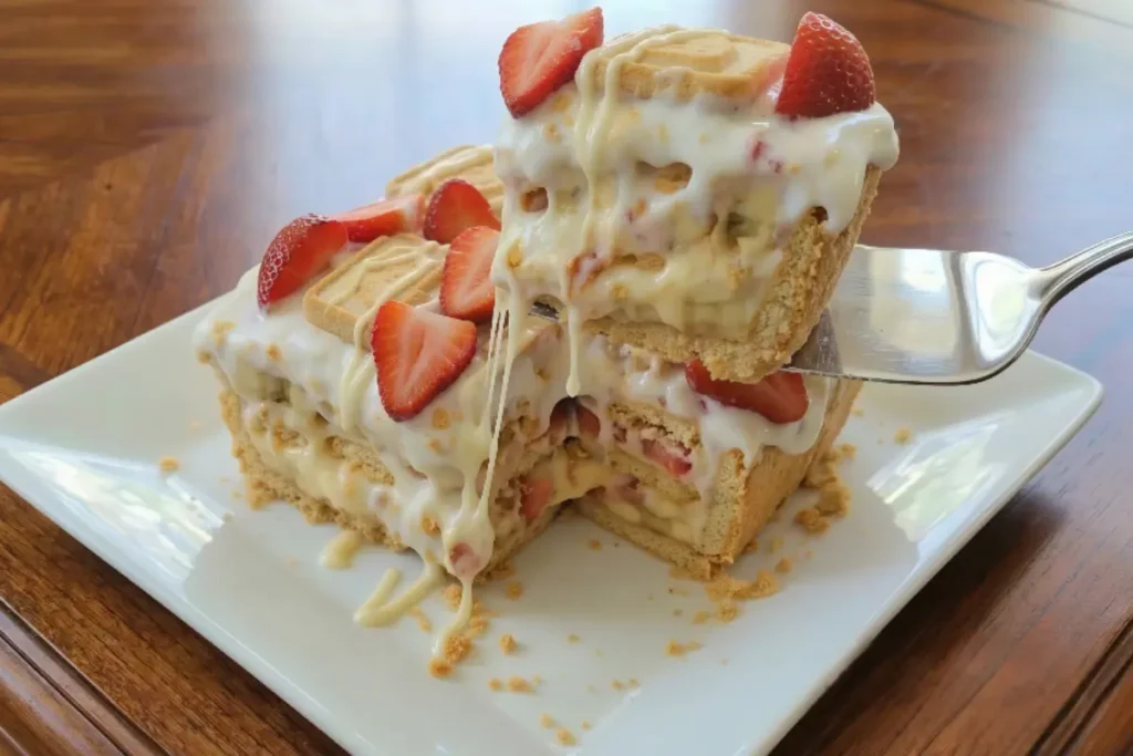 Strawberry Cheesecake Banana Pudding