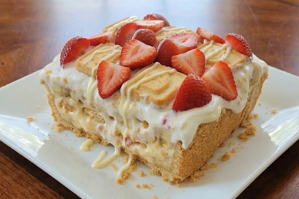 Strawberry Cheesecake Banana Pudding Recipe