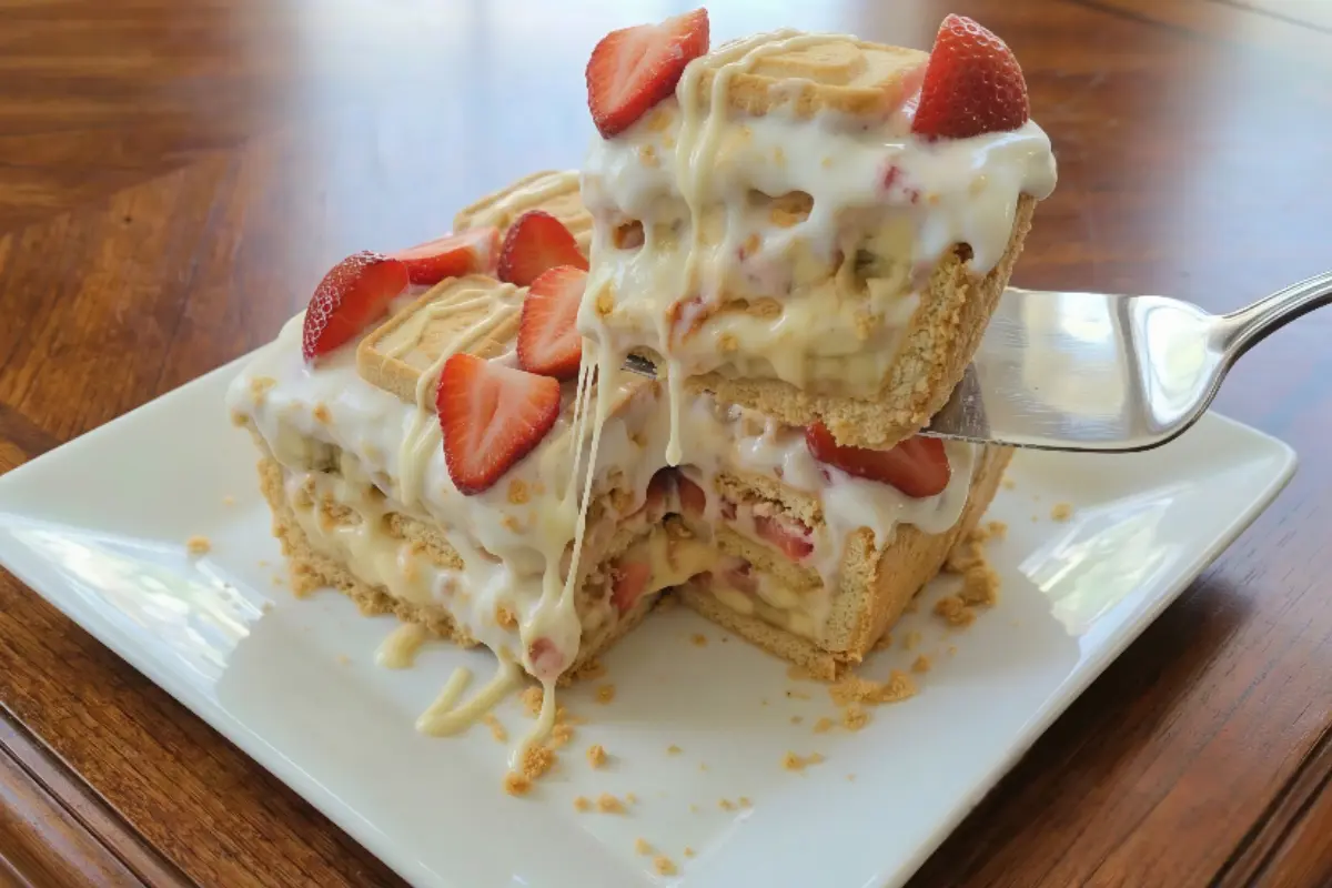 Strawberry Cheesecake Banana Pudding