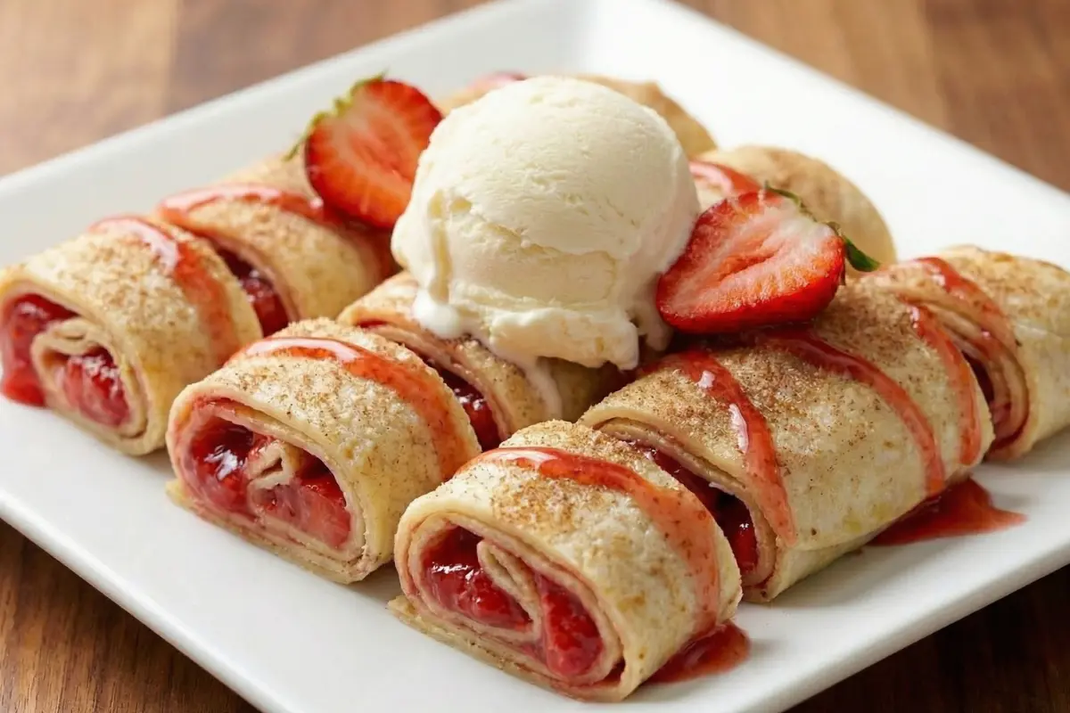 Strawberry Pie Enchiladas Recipe
