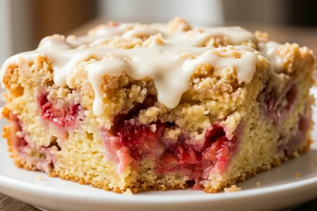 Strawberry Rhubarb Cake