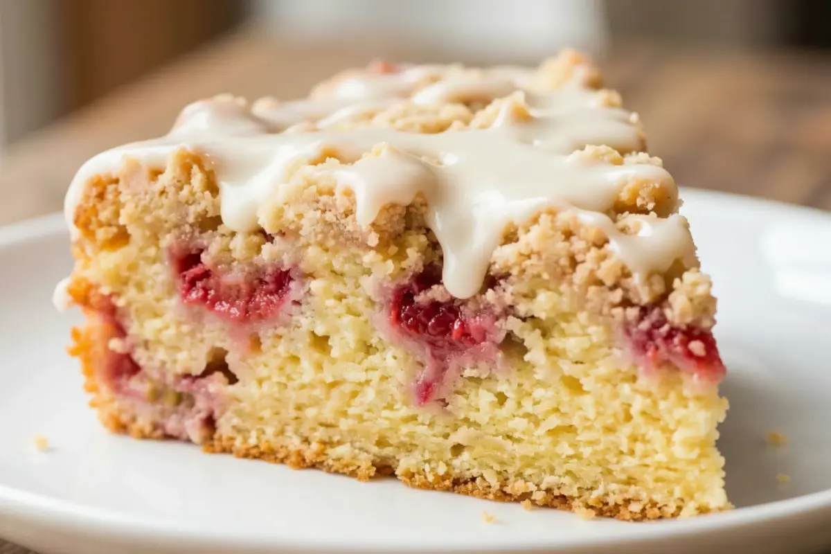 Strawberry Rhubarb Cake Recipe