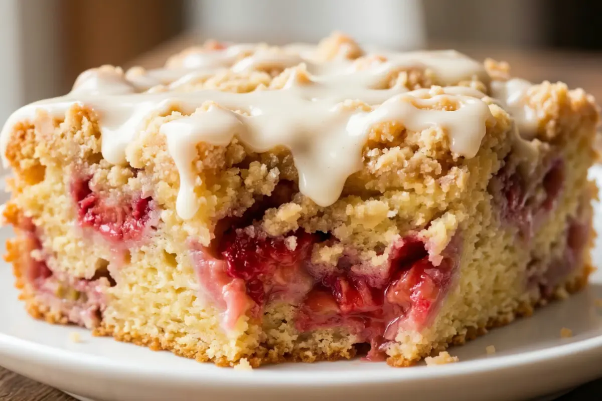 Strawberry Rhubarb Cake