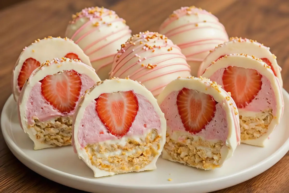 Strawberry Shortcake Egg Bombs
