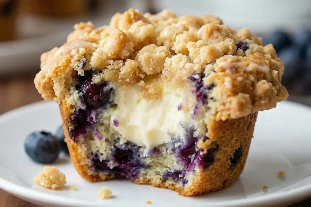 Blueberry Cream Cheese Muffins