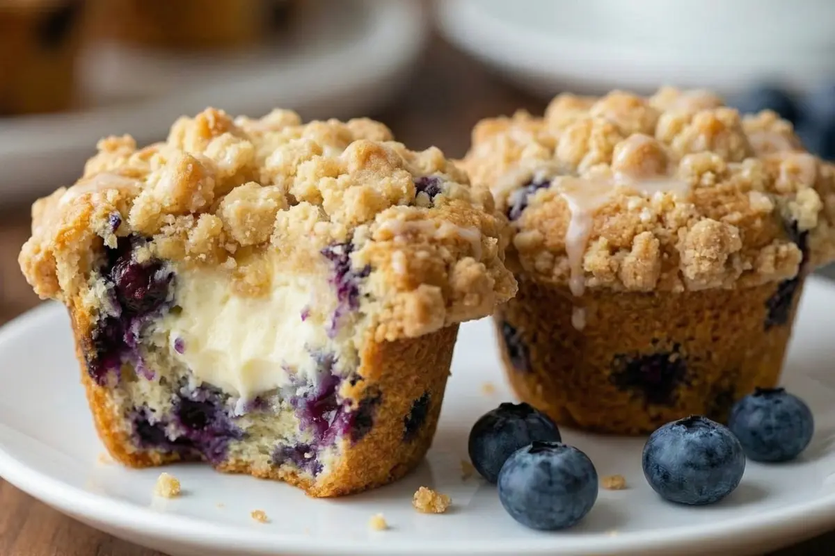 Blueberry Cream Cheese Muffins Recipe