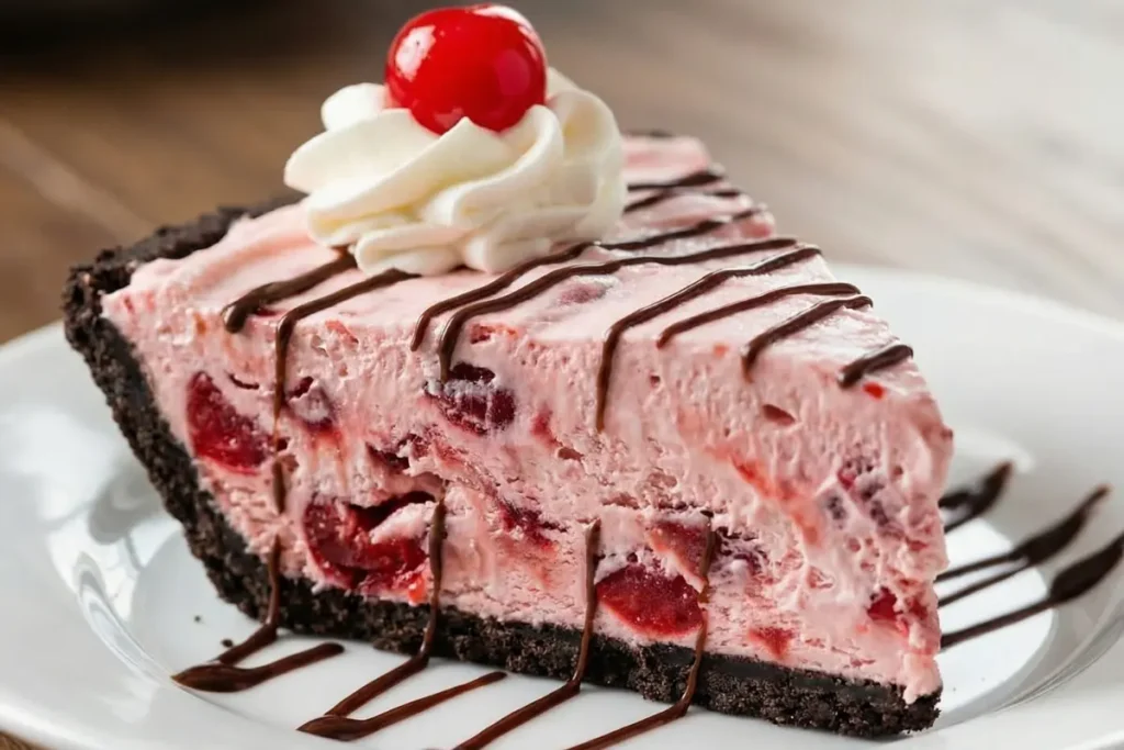 Cherry Ice Cream Pie