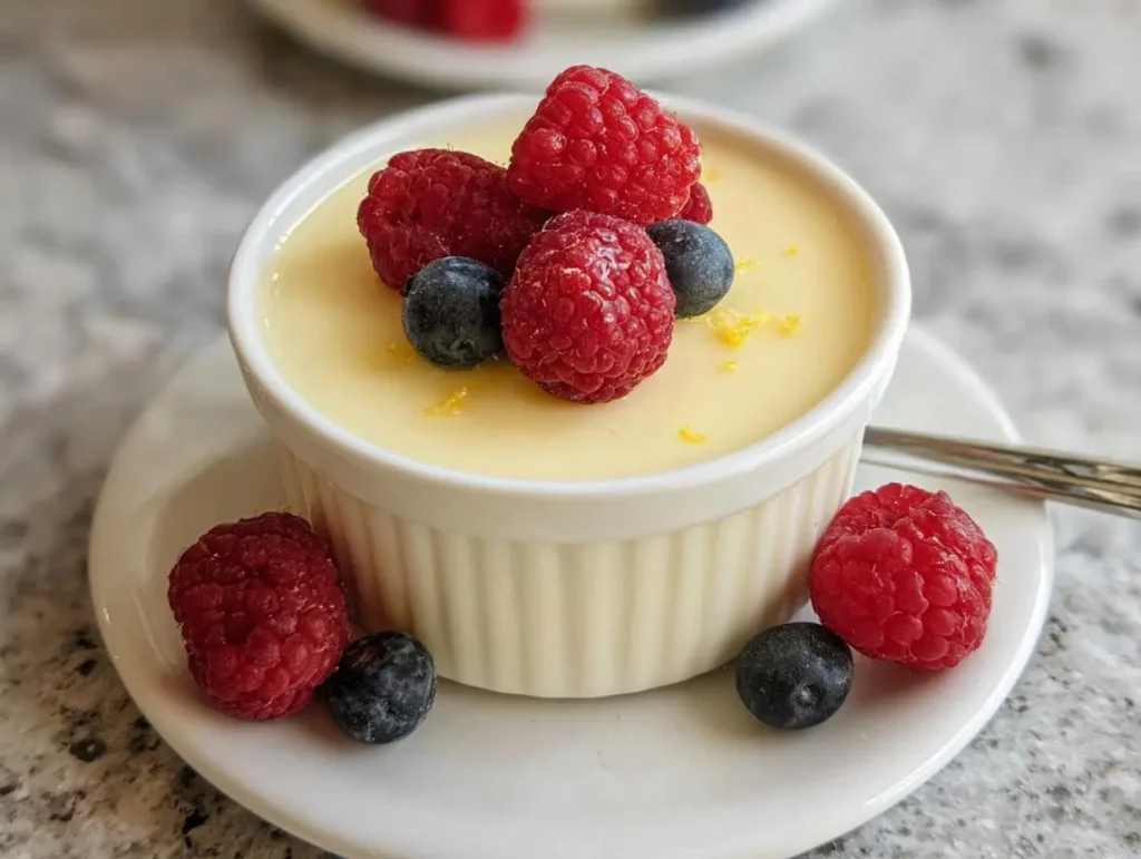 3 Ingredients Lemon Posset