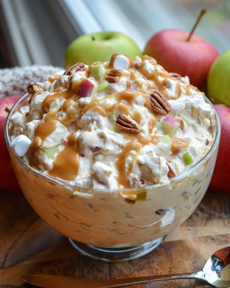 Caramel Apple Fluff Salad - detail 2