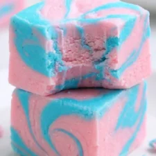 Easy No-Bake Cotton Candy Fudge Recipe