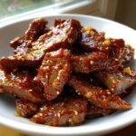 Honey Glazed Steak Strips