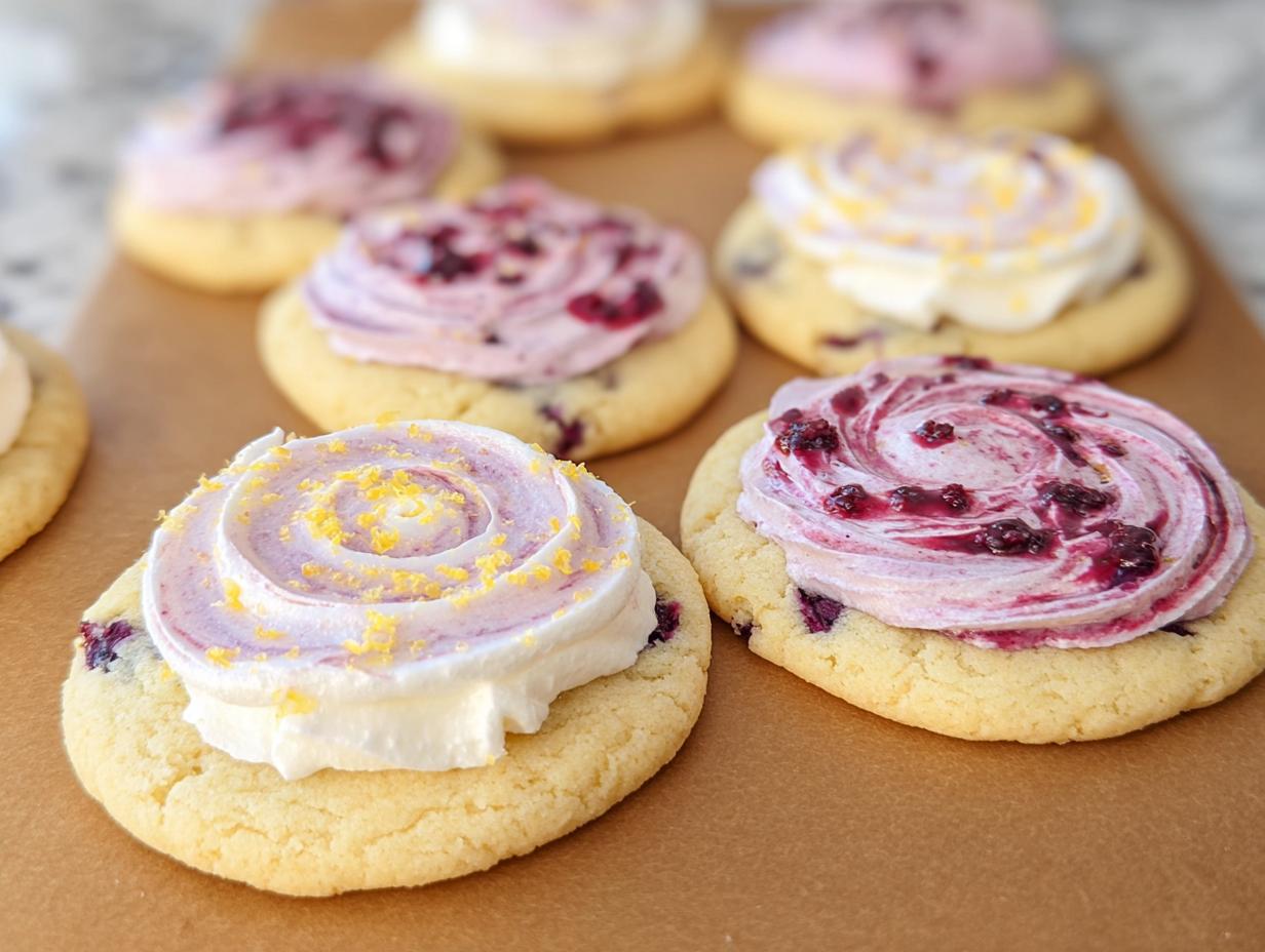 Lemon Blueberry Cookies