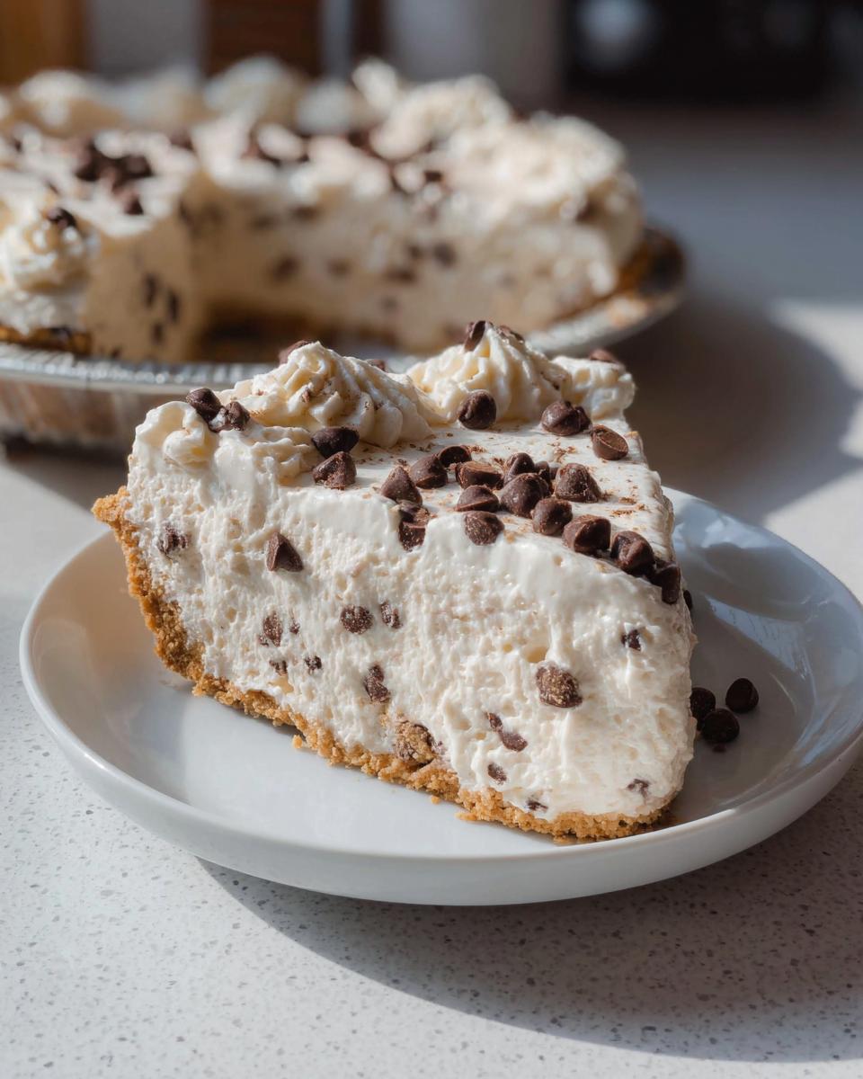 No-Bake Cannoli Cream Pie - detail 1