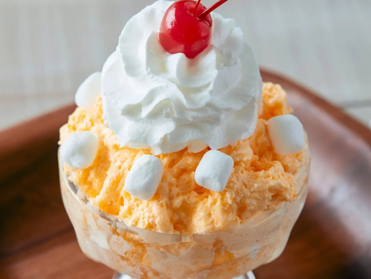 Orange Jello Creamsicle Fluff